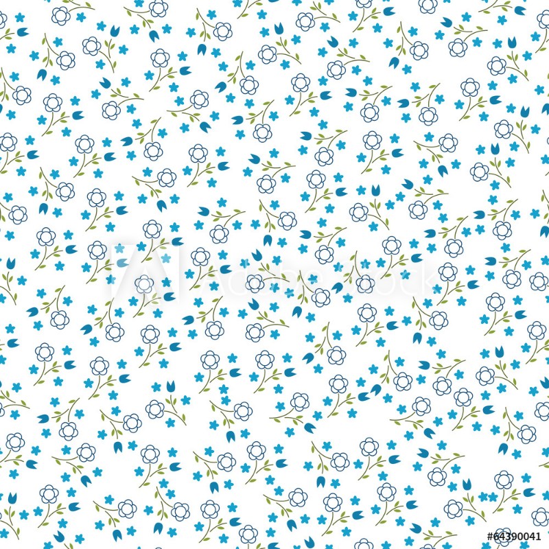Picture of Small flowers seamless pattern